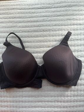Vanity Fair Black Smooth T-Shirt Bra